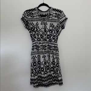 Aztec pattern Charlotte Russe Skater Dress